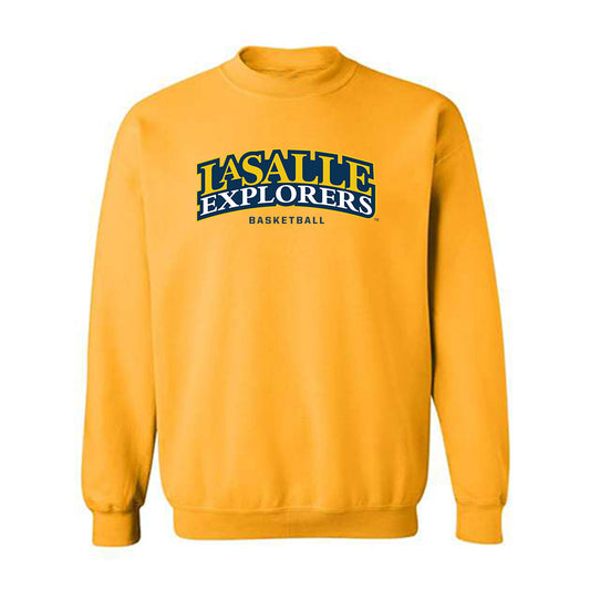 La Salle - NCAA Men's Basketball : Maximillian Lipacis - Sports Shersey Crewneck Sweatshirt-0