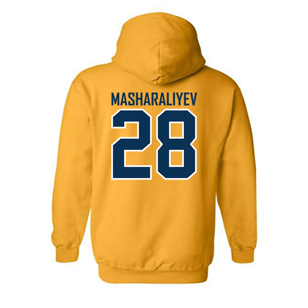 La Salle - NCAA Men's Basketball : Arlan Masharaliyev - Generic Shersey Hooded Sweatshirt-1