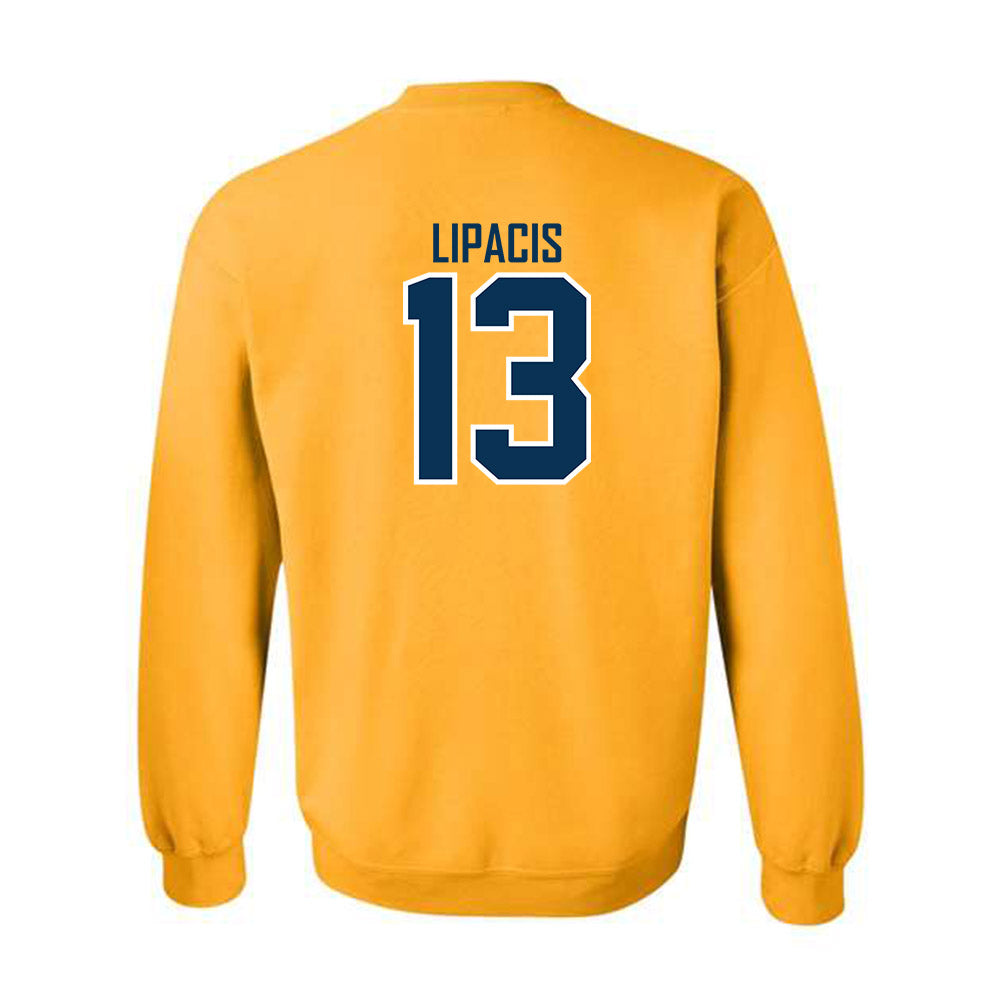 La Salle - NCAA Men's Basketball : Maximillian Lipacis - Generic Shersey Crewneck Sweatshirt-1