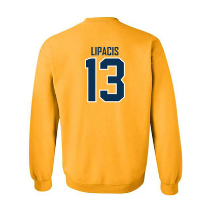 La Salle - NCAA Men's Basketball : Maximillian Lipacis - Generic Shersey Crewneck Sweatshirt-1