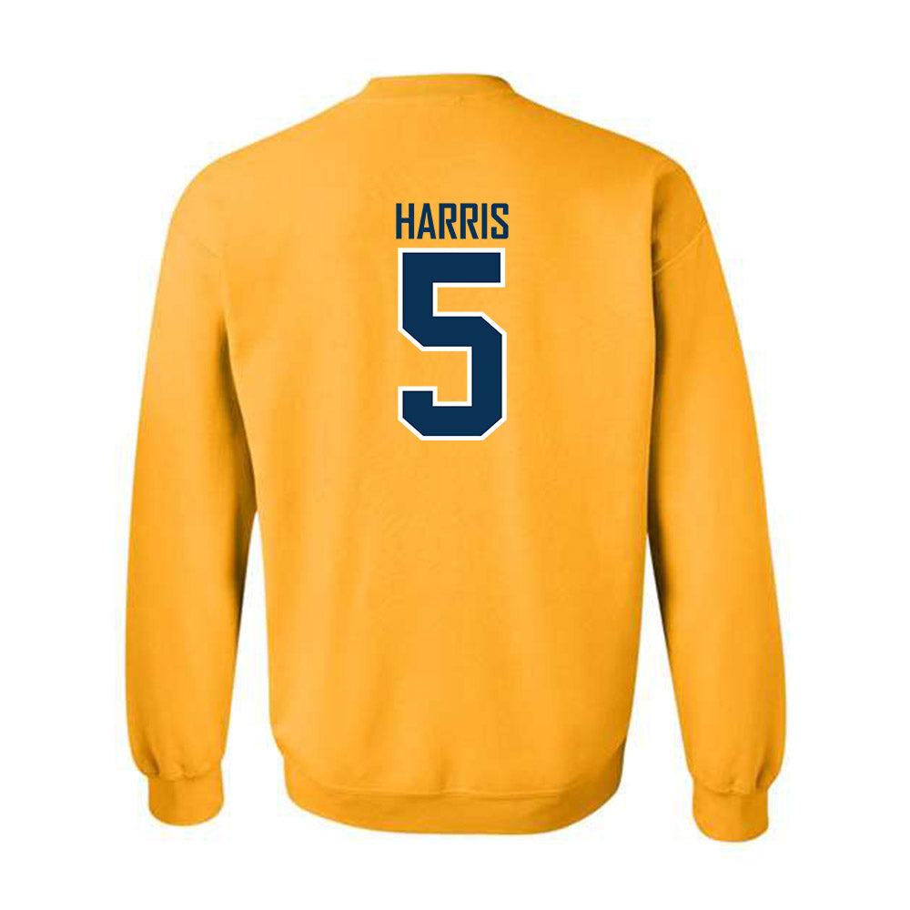 La Salle - NCAA Men's Basketball : Josiah Harris - Generic Shersey Crewneck Sweatshirt-1