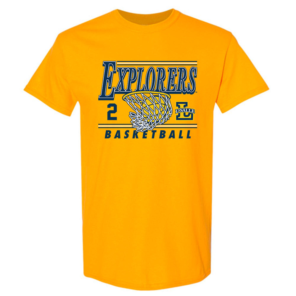 La Salle - NCAA Men's Basketball : Corey McKeithan - Generic Shersey T-Shirt-0