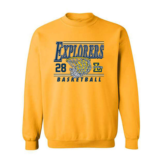 La Salle - NCAA Men's Basketball : Arlan Masharaliyev - Generic Shersey Crewneck Sweatshirt-0