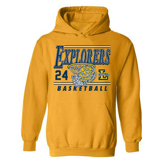 La Salle - NCAA Men's Basketball : Deuce Jones - Generic Shersey Hooded Sweatshirt-0