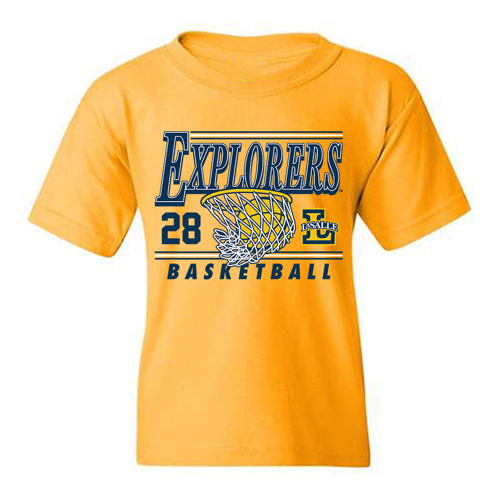 La Salle - NCAA Men's Basketball : Arlan Masharaliyev - Generic Shersey Youth T-Shirt-0