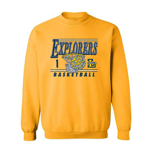 La Salle - NCAA Men's Basketball : Ashton Walker - Generic Shersey Crewneck Sweatshirt-0