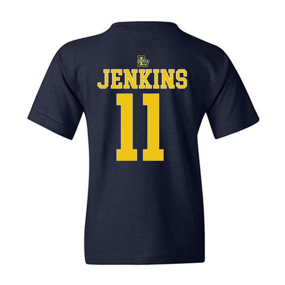 La Salle - NCAA Women's Basketball : Sania Jenkins - Generic Shersey Youth T-Shirt-1