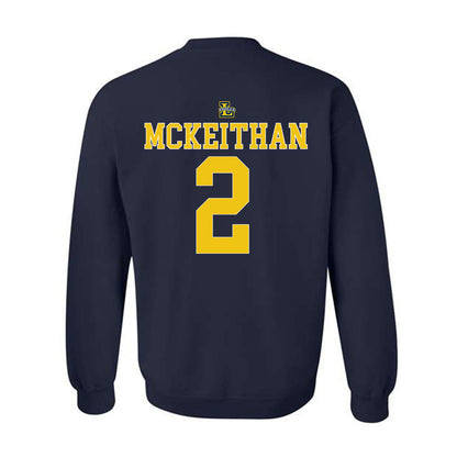La Salle - NCAA Men's Basketball : Corey McKeithan - Generic Shersey Crewneck Sweatshirt-1