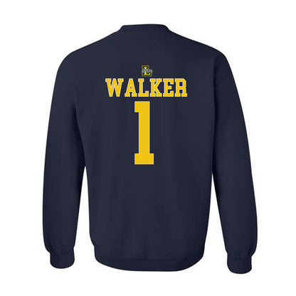 La Salle - NCAA Men's Basketball : Ashton Walker - Generic Shersey Crewneck Sweatshirt-1