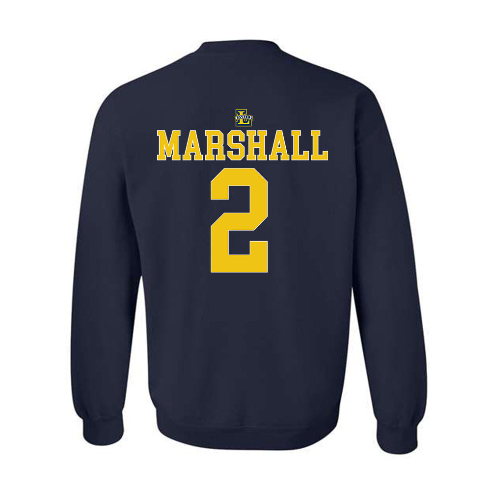 La Salle - NCAA Men's Basketball : Jaeden Marshall - Generic Shersey Crewneck Sweatshirt-1