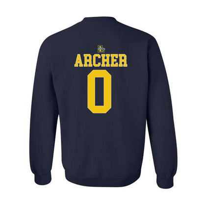 La Salle - NCAA Men's Basketball : Justin Archer - Generic Shersey Crewneck Sweatshirt-1