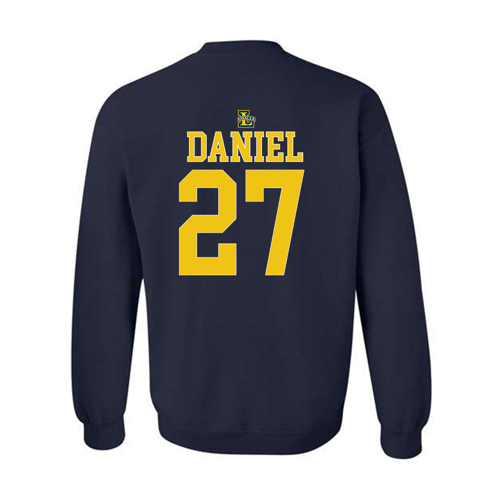 La Salle - NCAA Men's Basketball : Edwin Daniel - Generic Shersey Crewneck Sweatshirt-1