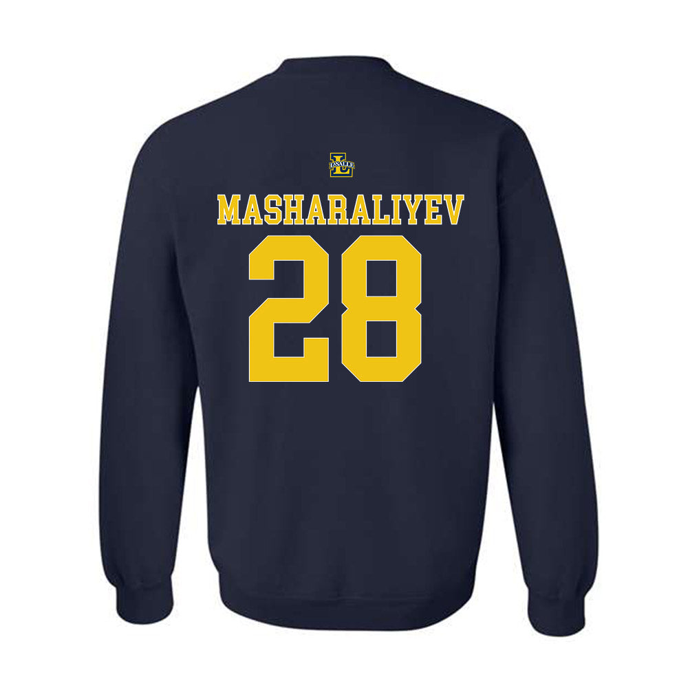 La Salle - NCAA Men's Basketball : Arlan Masharaliyev - Generic Shersey Crewneck Sweatshirt-1