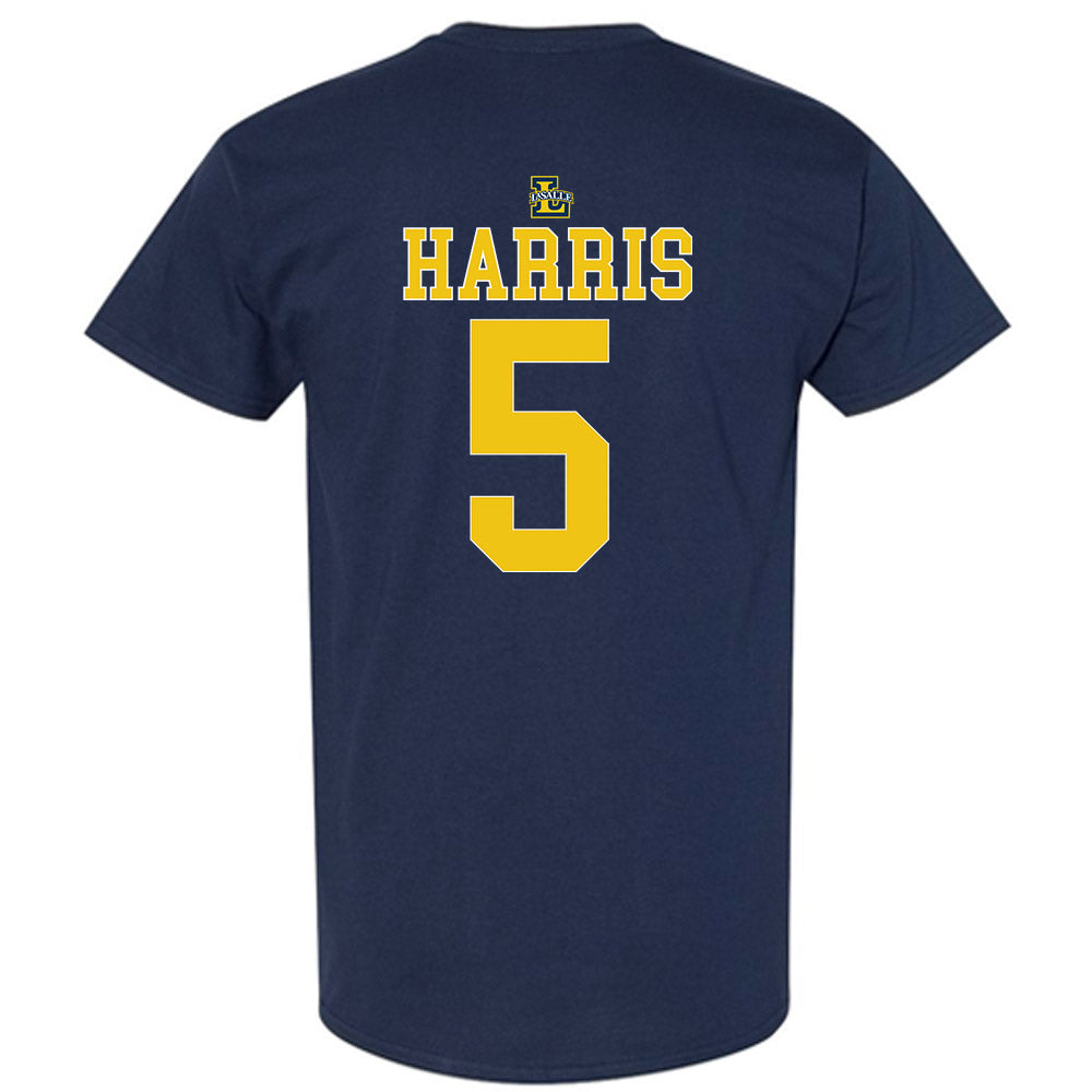 La Salle - NCAA Men's Basketball : Josiah Harris - Generic Shersey T-Shirt-1