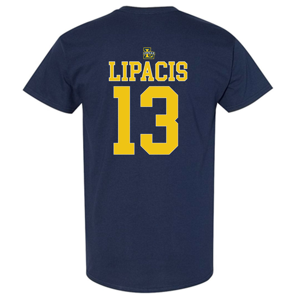 La Salle - NCAA Men's Basketball : Maximillian Lipacis - Generic Shersey T-Shirt-1
