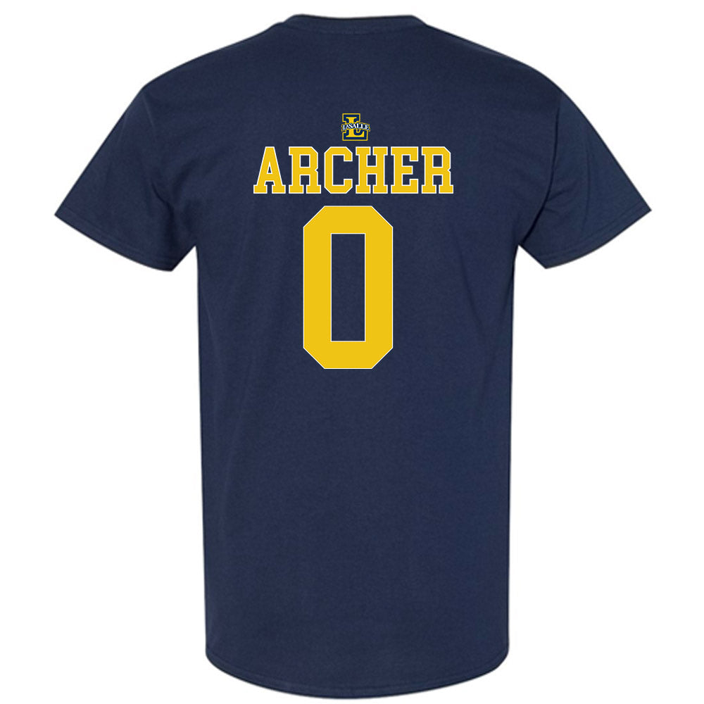 La Salle - NCAA Men's Basketball : Justin Archer - Generic Shersey T-Shirt-1