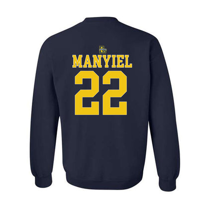 La Salle - NCAA Women's Basketball : Yar Manyiel - Generic Shersey Crewneck Sweatshirt-1