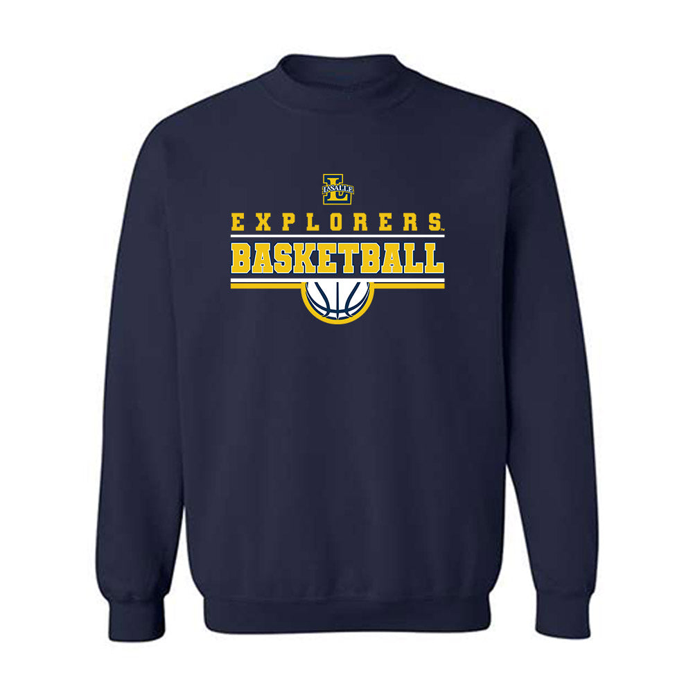 La Salle - NCAA Men's Basketball : Deuce Jones - Generic Shersey Crewneck Sweatshirt-0