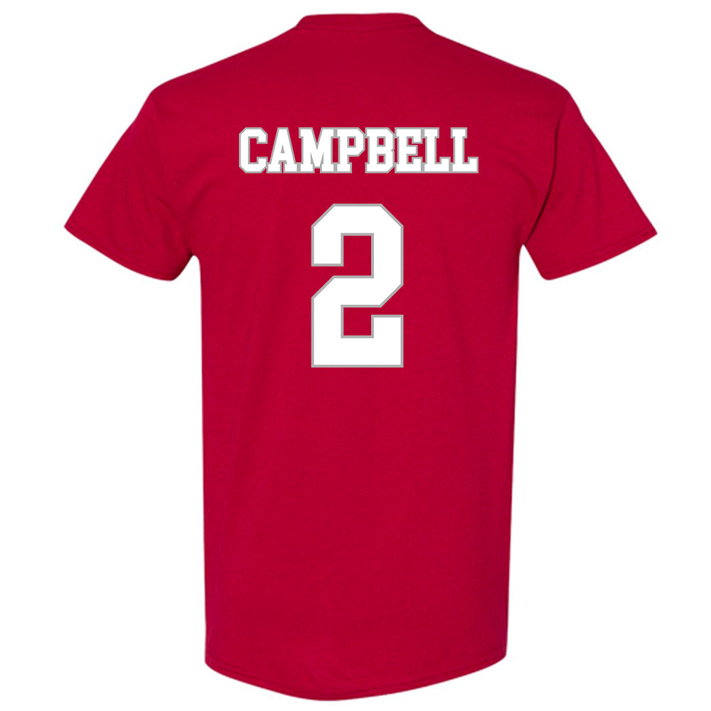 Troy - NCAA Men's Basketball : Cobi Campbell - Shersey T-Shirt-1