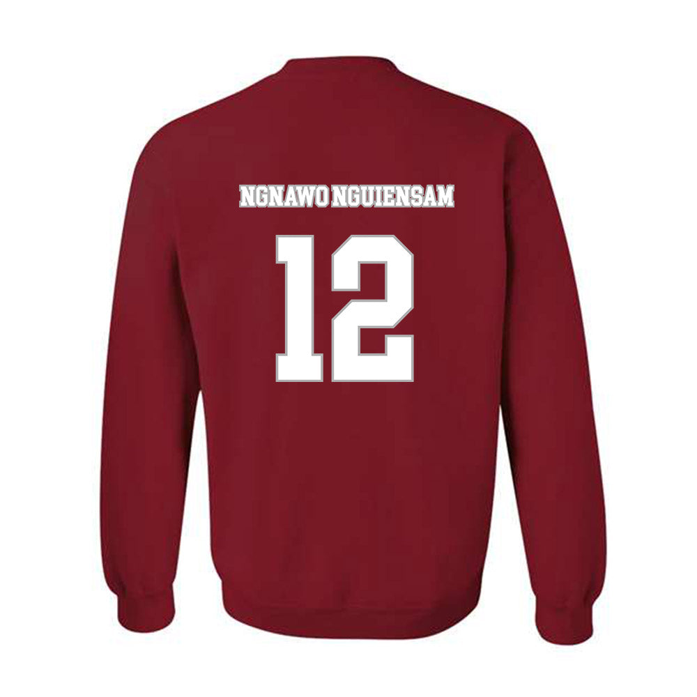 Troy - NCAA Women's Basketball : Maeva de la Fortuna Ngnawo Nguiensam - Shersey Crewneck Sweatshirt-1
