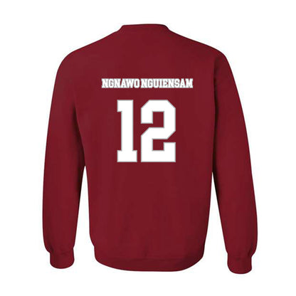 Troy - NCAA Women's Basketball : Maeva de la Fortuna Ngnawo Nguiensam - Shersey Crewneck Sweatshirt-1