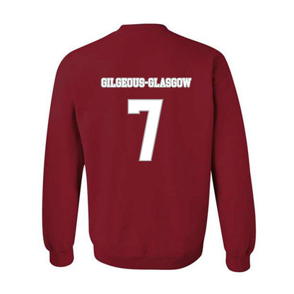 Troy - NCAA Men's Basketball : Javier Gilgeous-Glasgow - Shersey Crewneck Sweatshirt-1