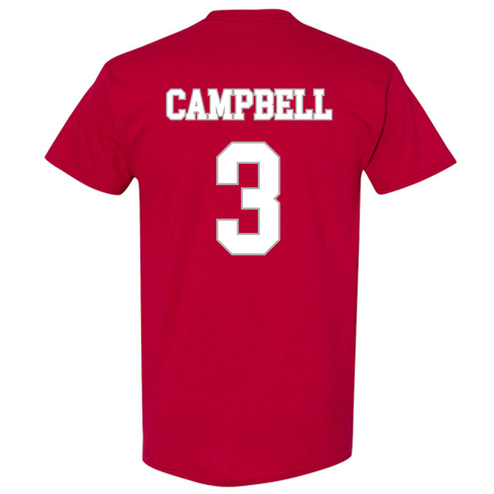Troy - NCAA Men's Basketball : Cooper Campbell - Shersey T-Shirt-1