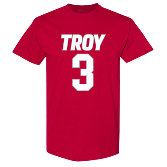 Troy - NCAA Women's Basketball : Emani Jenkins - Shersey T-Shirt-0
