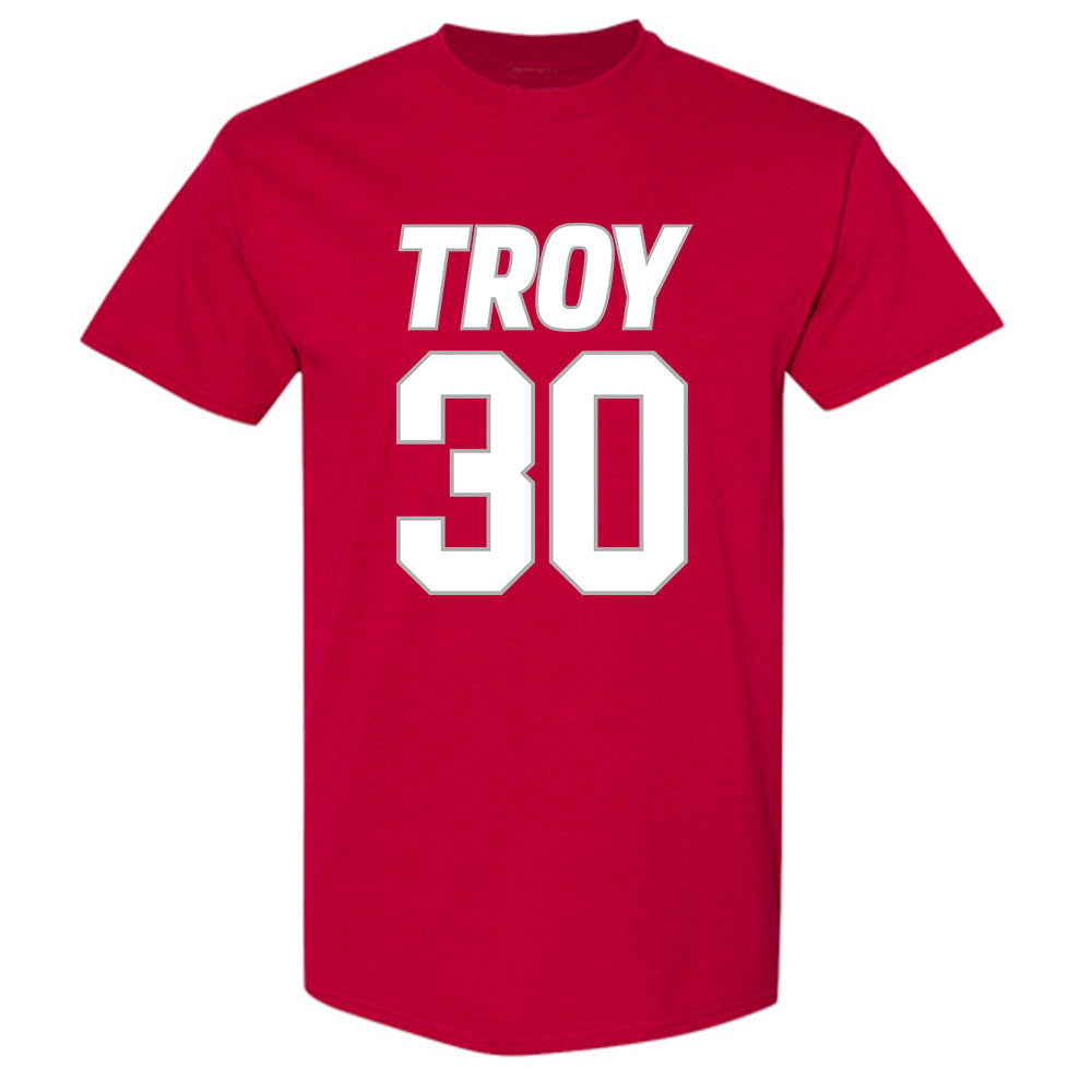Troy - NCAA Men's Basketball : Hikaru Awata - Shersey T-Shirt-0