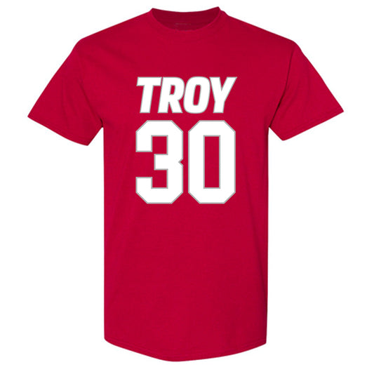 Troy - NCAA Men's Basketball : Hikaru Awata - Shersey T-Shirt-0