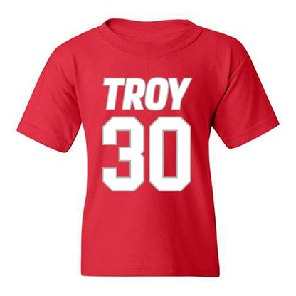 Troy - NCAA Men's Basketball : Hikaru Awata - Shersey Youth T-Shirt-0