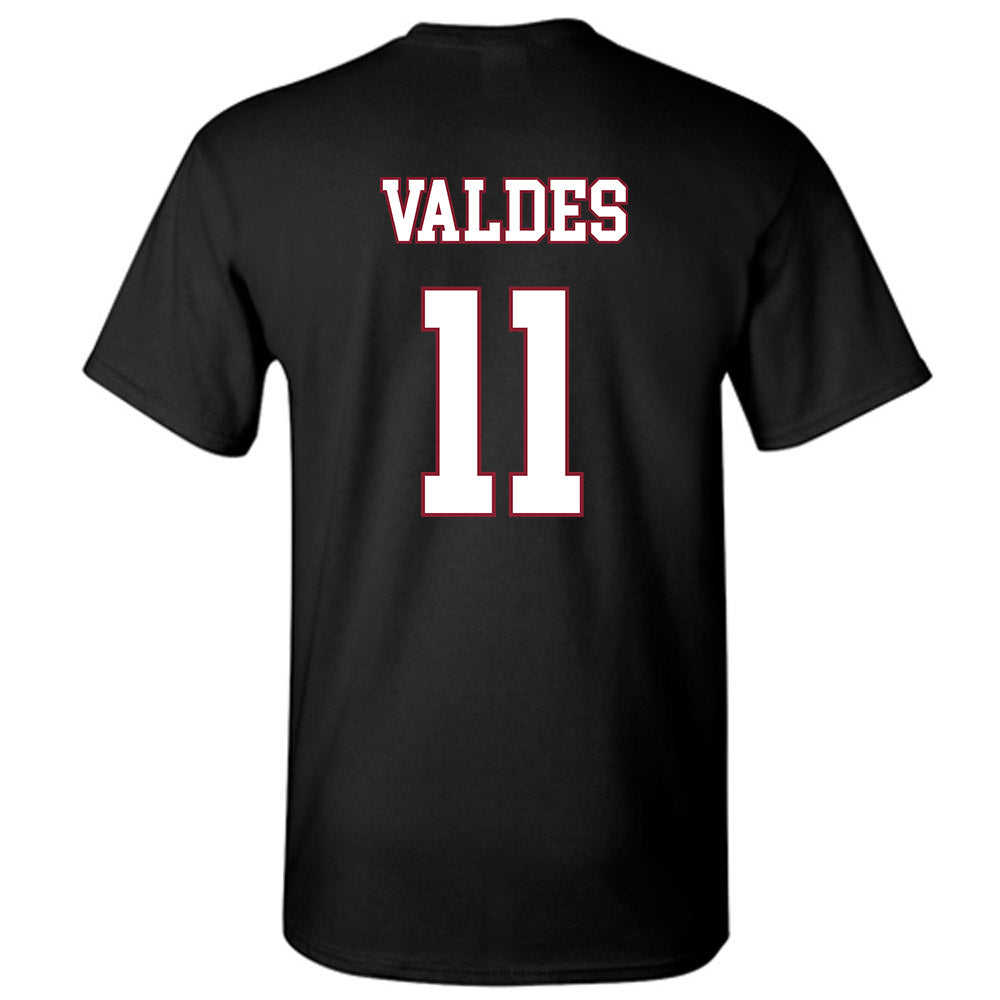 Troy - NCAA Men's Basketball : Victor Valdes - T-Shirt-1