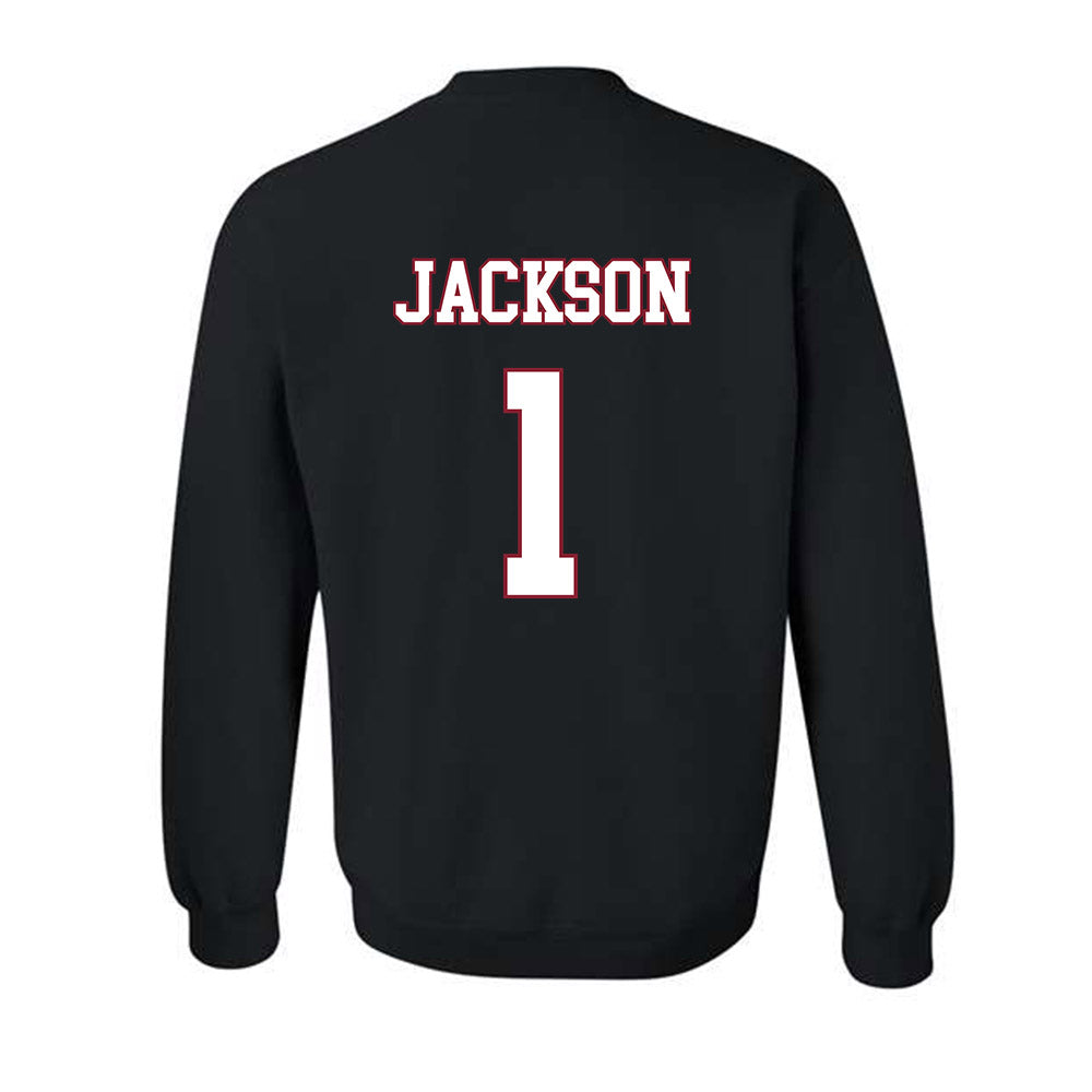 Troy - NCAA Women's Basketball : Saniya Jackson - Crewneck Sweatshirt-1