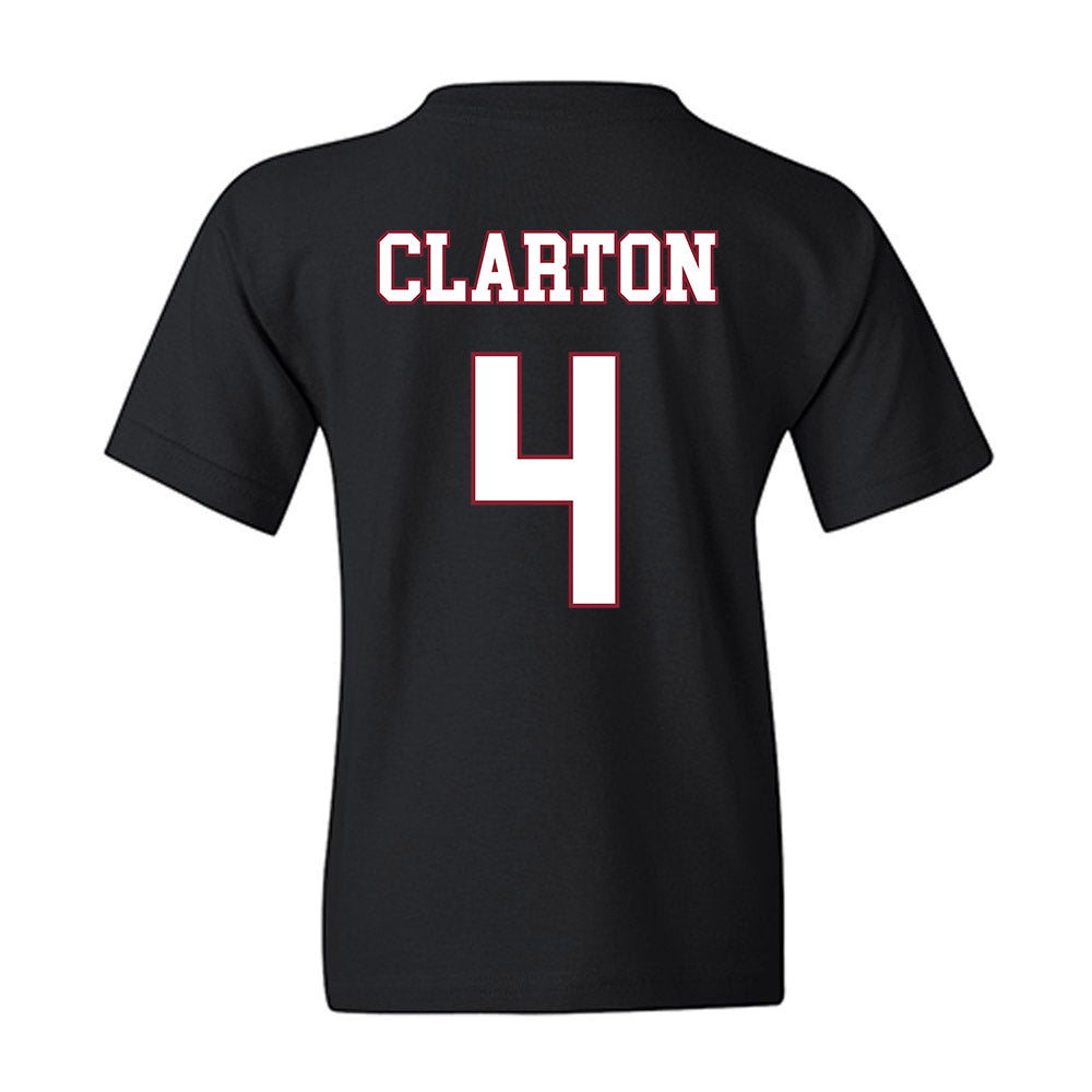 Troy - NCAA Men's Basketball : Emmanuel Clarton - Youth T-Shirt-1