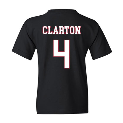 Troy - NCAA Men's Basketball : Emmanuel Clarton - Youth T-Shirt-1