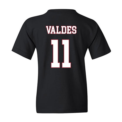 Troy - NCAA Men's Basketball : Victor Valdes - Youth T-Shirt-1
