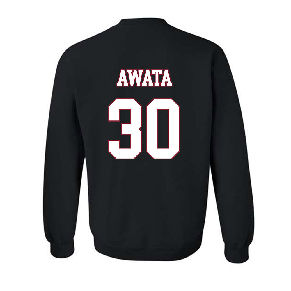 Troy - NCAA Men's Basketball : Hikaru Awata - Crewneck Sweatshirt-1