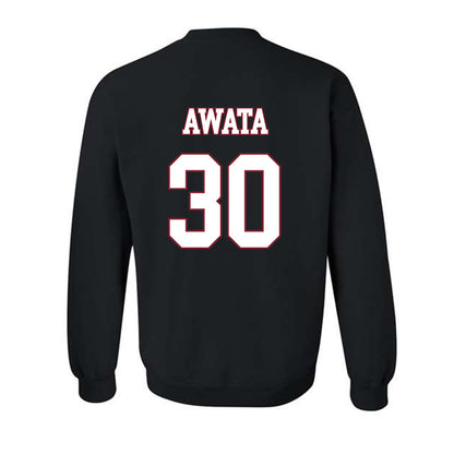 Troy - NCAA Men's Basketball : Hikaru Awata - Crewneck Sweatshirt-1