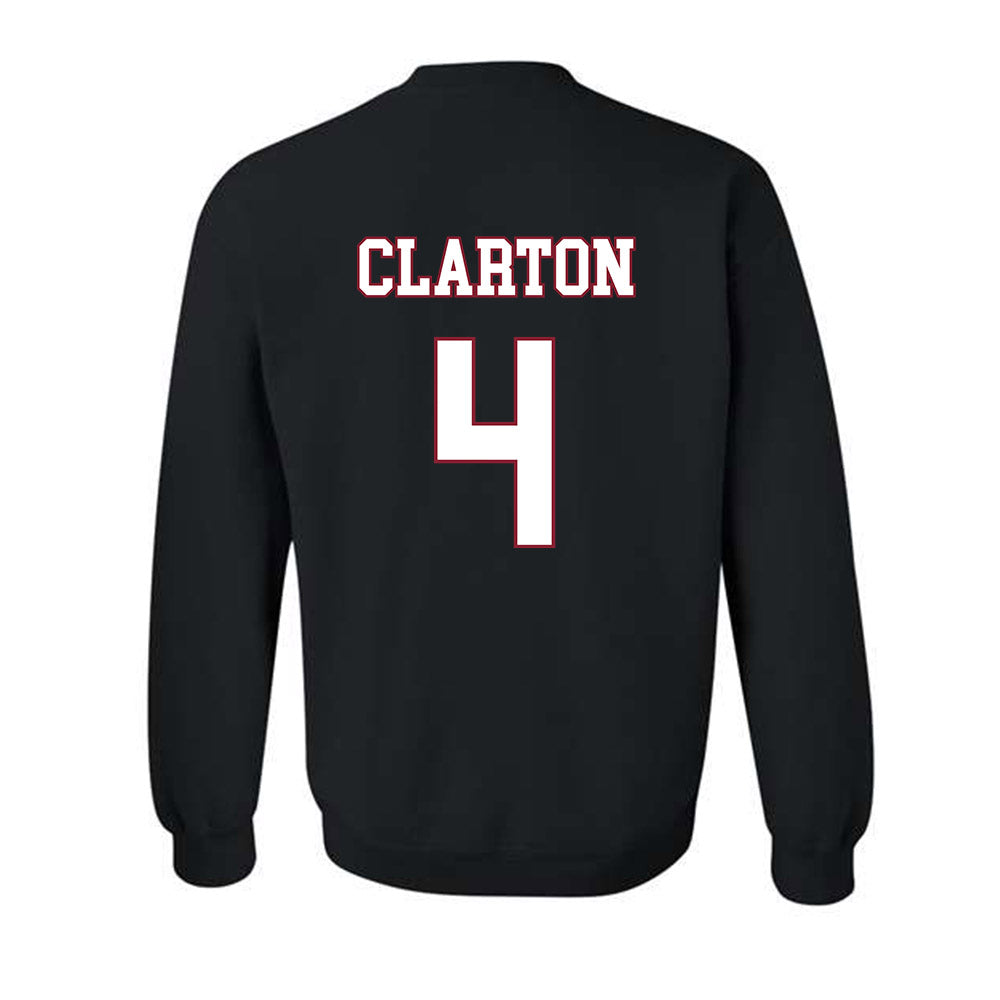 Troy - NCAA Men's Basketball : Emmanuel Clarton - Crewneck Sweatshirt-1