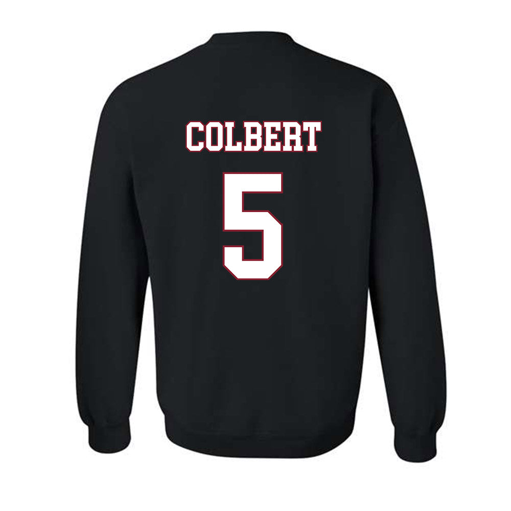 Troy - NCAA Men's Basketball : Javen Colbert - Crewneck Sweatshirt-1