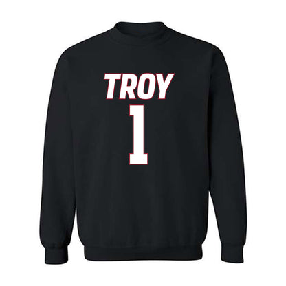 Troy - NCAA Women's Basketball : Saniya Jackson - Crewneck Sweatshirt-0