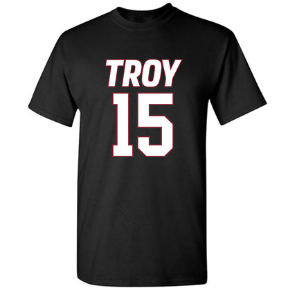 Troy - NCAA Women's Basketball : Jasmine Timmons - T-Shirt-0