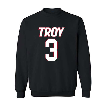 Troy - NCAA Women's Basketball : Emani Jenkins - Crewneck Sweatshirt-0