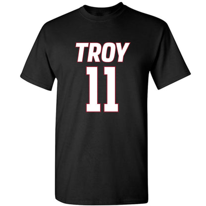 Troy - NCAA Men's Basketball : Victor Valdes - T-Shirt-0