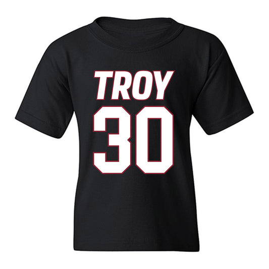 Troy - NCAA Men's Basketball : Hikaru Awata - Youth T-Shirt-0
