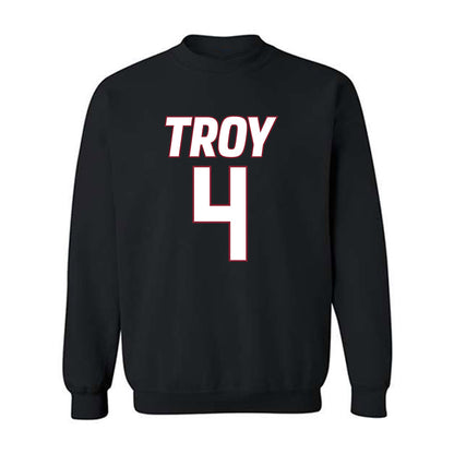 Troy - NCAA Men's Basketball : Emmanuel Clarton - Crewneck Sweatshirt-0