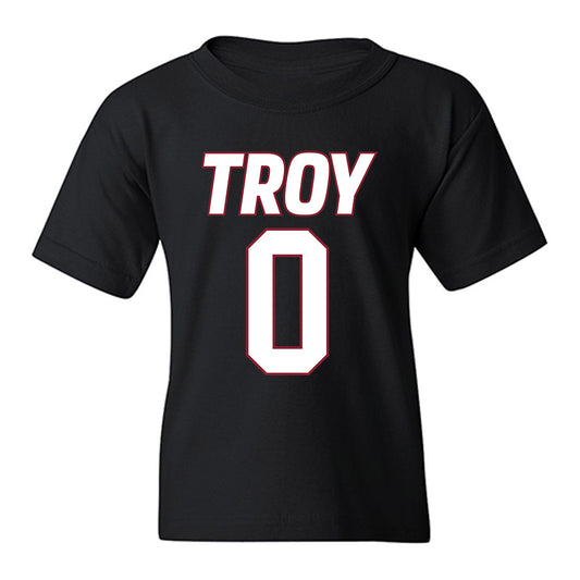 Troy - NCAA Men's Basketball : Kerrington Kiel - Youth T-Shirt-0