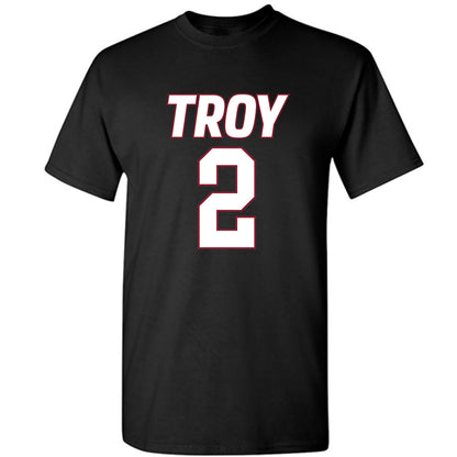 Troy - NCAA Women's Basketball : Ashley Baez - T-Shirt-0