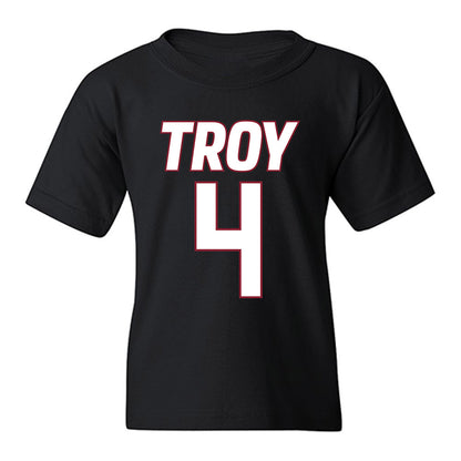 Troy - NCAA Men's Basketball : Emmanuel Clarton - Youth T-Shirt-0