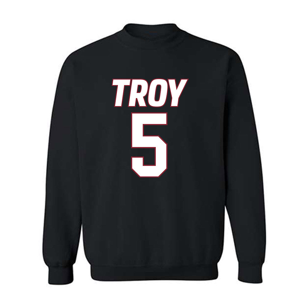 Troy - NCAA Women's Basketball : Xaviera Dyer - Crewneck Sweatshirt-0
